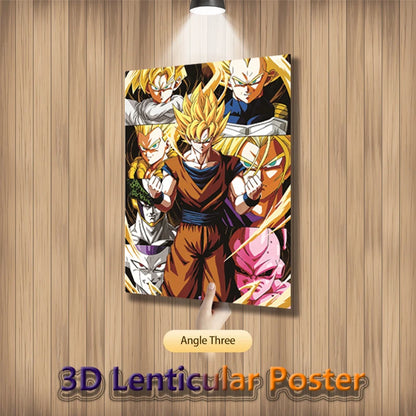 Dragon Ball Anime 3D Lenticular Poster Goku