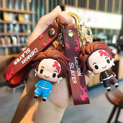 Anime Demon Slayer Keychain Figure Kimetsu No Yaiba