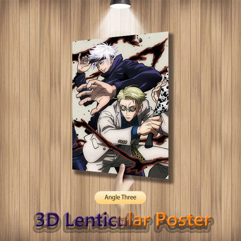 Gojo Itadori Yuji/Fushiguro/Nanami 3D Lenticular Poster