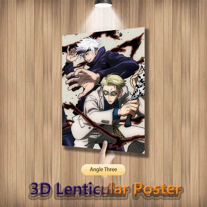 Gojo Itadori Yuji/Fushiguro/Nanami 3D Lenticular Poster