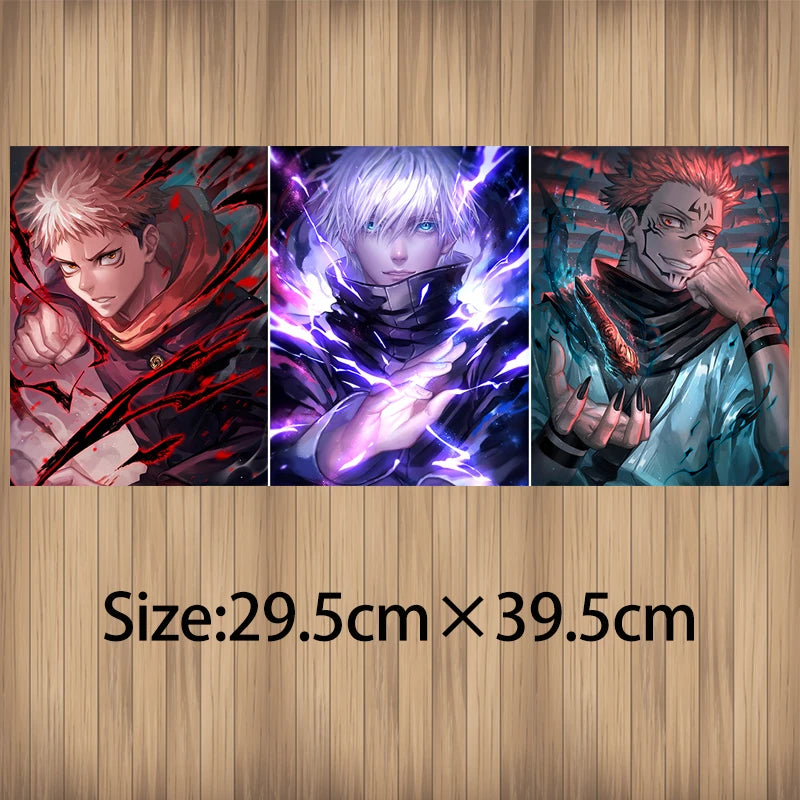 Satoru Gojo/Itadori Yuji/Ryomen Sukuna 3D Lenticular Poster