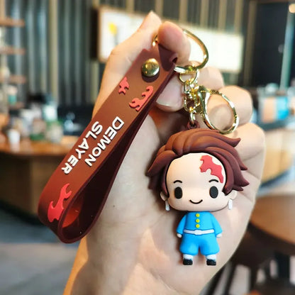 Anime Demon Slayer Keychain Figure Kimetsu No Yaiba