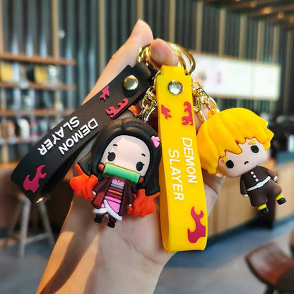Anime Demon Slayer Keychain Figure Kimetsu No Yaiba
