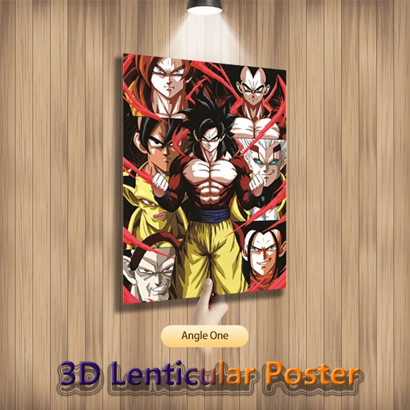 Dragon Ball Anime 3D Lenticular Poster Goku