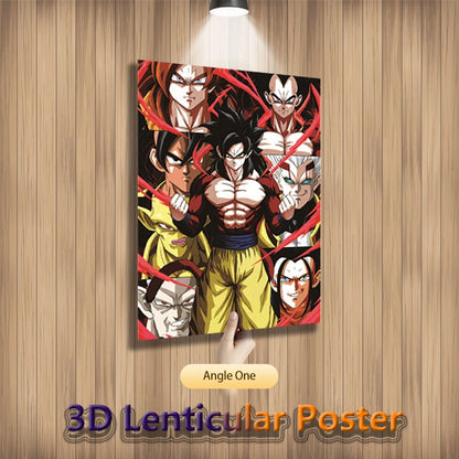 Dragon Ball Anime 3D Lenticular Poster Goku