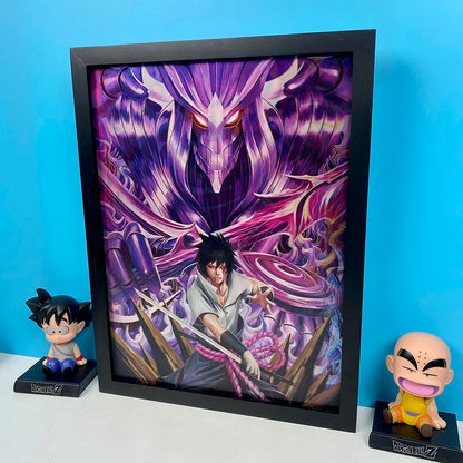 Naruto Anime 3D Lenticular Poster Customize 3D Sasuke/Itachi/Madara