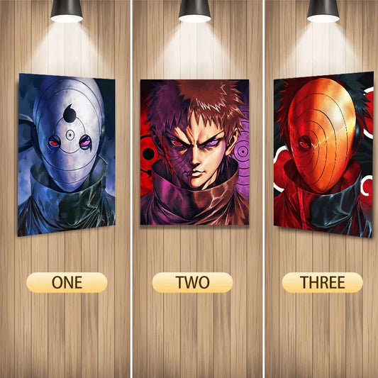 Uchiha Obito 3D Lenticular Poster