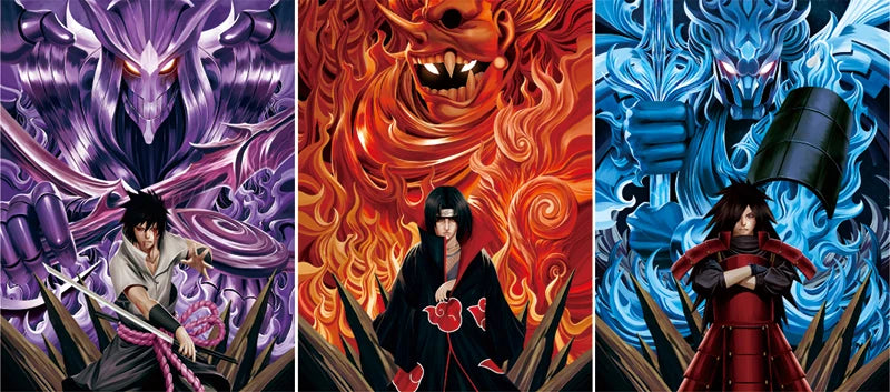 Naruto Anime 3D Lenticular Poster Customize 3D Sasuke/Itachi/Madara