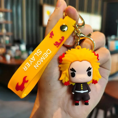 Anime Demon Slayer Keychain Figure Kimetsu No Yaiba
