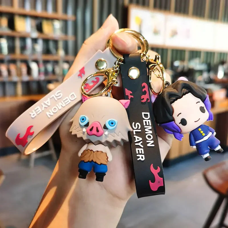 Anime Demon Slayer Keychain Figure Kimetsu No Yaiba