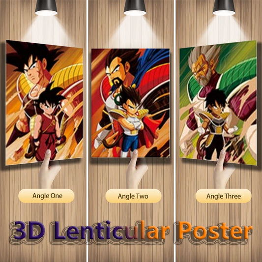 Anime Dragon Ball 3D Lenticular Posters