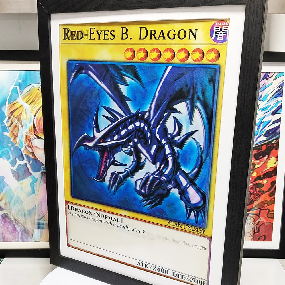 Anime Art Yu-Gi-Oh! Dragon Magician 3D Lenticular Posters