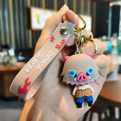 Anime Demon Slayer Keychain Figure Kimetsu No Yaiba