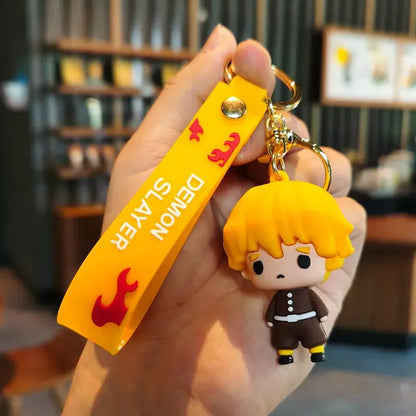 Anime Demon Slayer Keychain Figure Kimetsu No Yaiba