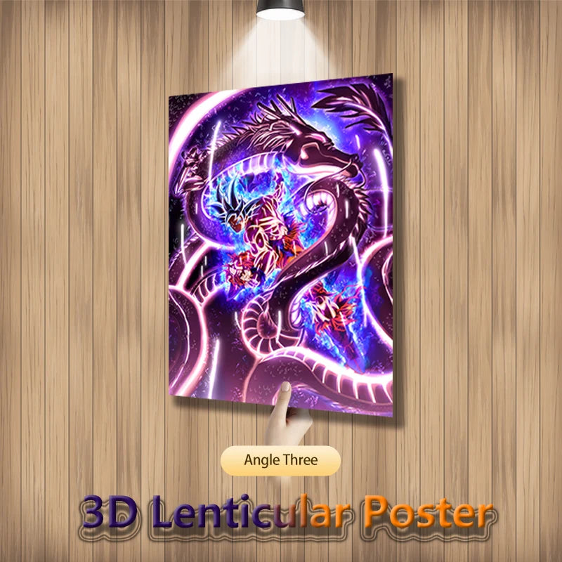 Anime 3D Lenticular Posters Dragon Ball Z