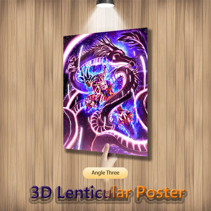 Anime 3D Lenticular Posters Dragon Ball Z