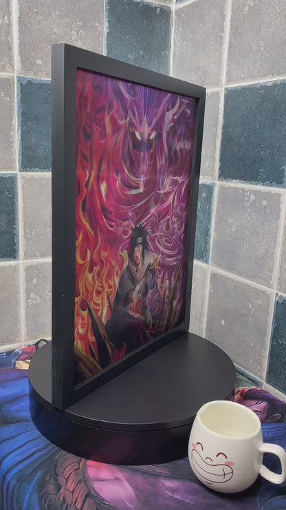 Naruto Anime 3D Lenticular Poster Customize 3D Sasuke/Itachi/Madara