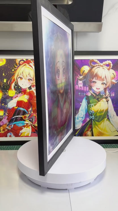 Anime Demon Slayer 3D Lenticular Tanjirou/Inosuke/Zenitsu/Nezuko